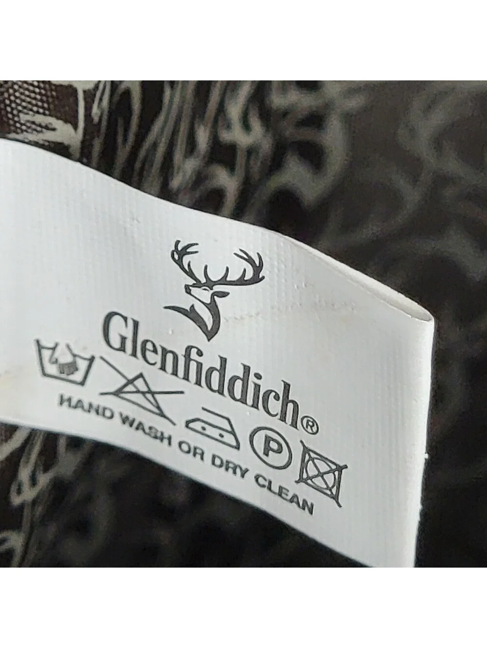 Glenfiddich Messenger Sling Bag 2016 Gray with Deer Embroidery Adjustable Strap